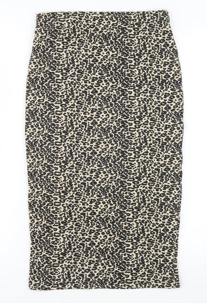 Joe Benbasset Womens Brown Animal Print Rayon Skort Set Size S