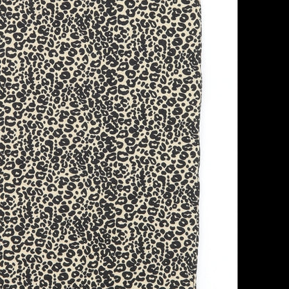 Joe Benbasset Womens Brown Animal Print Rayon Skort Set Size S