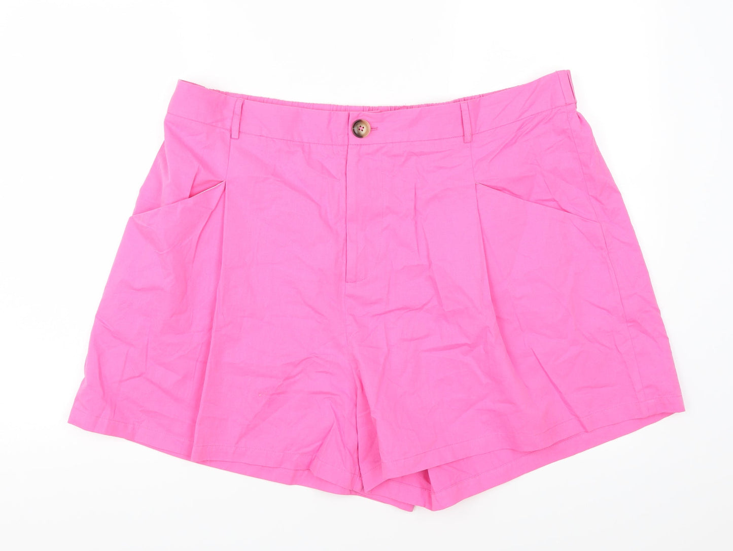 J&H Womens Pink   Mom Shorts Size 39 in