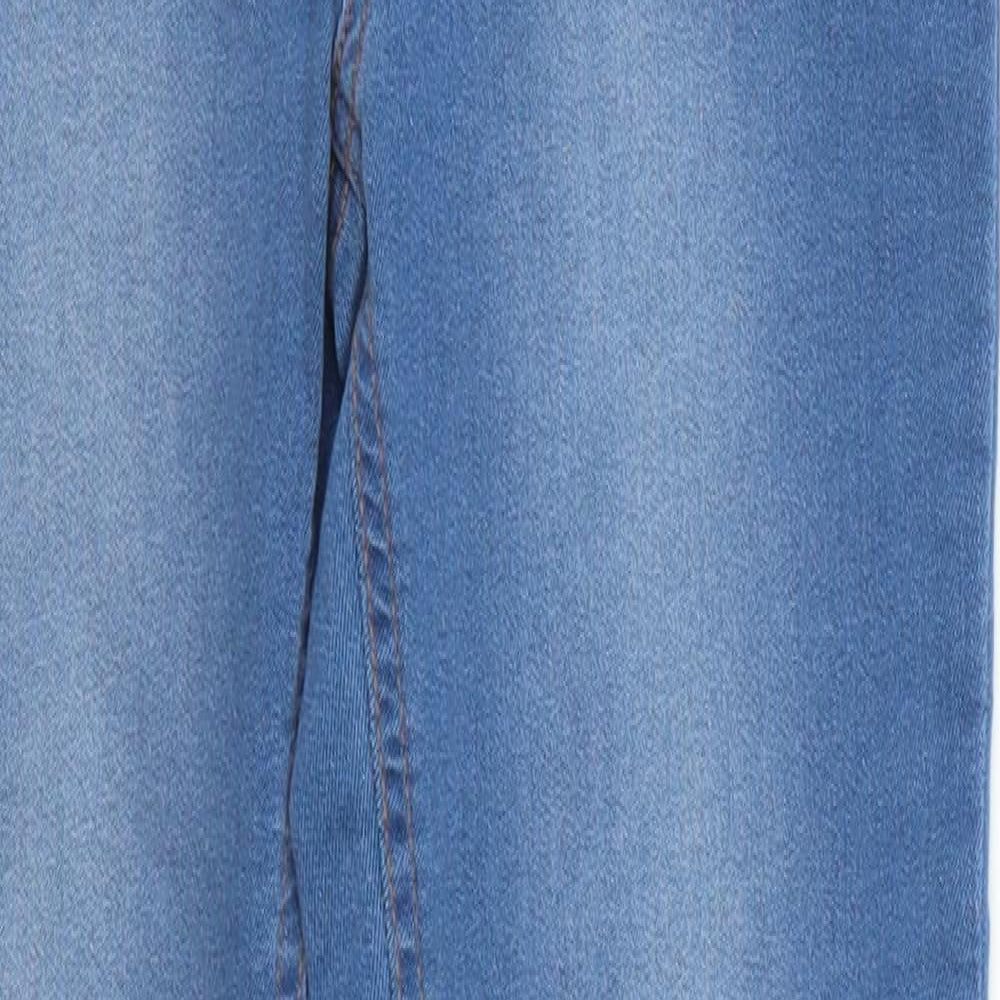 Womens UK Size S Preworn Regular Fit Skinny Blue Jeans