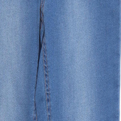 Womens UK Size S Preworn Regular Fit Skinny Blue Jeans