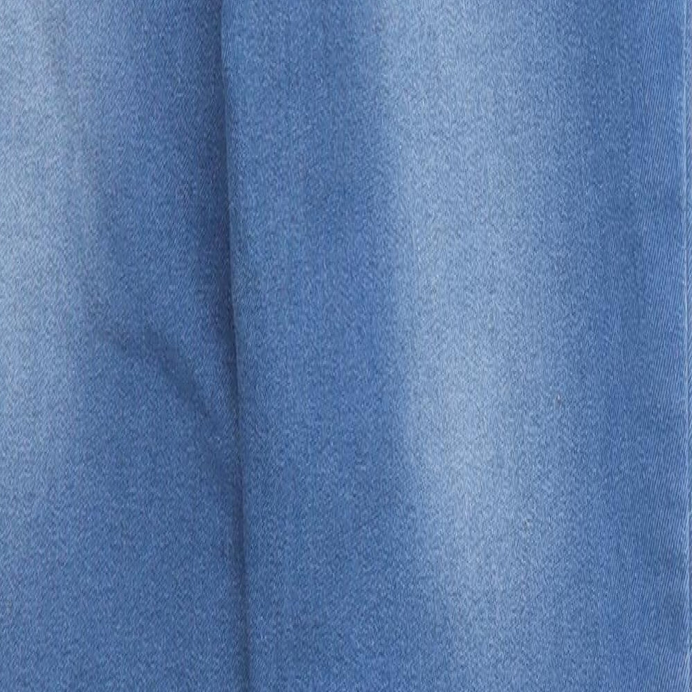 Womens UK Size S Preworn Regular Fit Skinny Blue Jeans