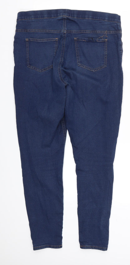 Womens UK Size 34 in Preworn Regular Fit Jegging Blue Jeans