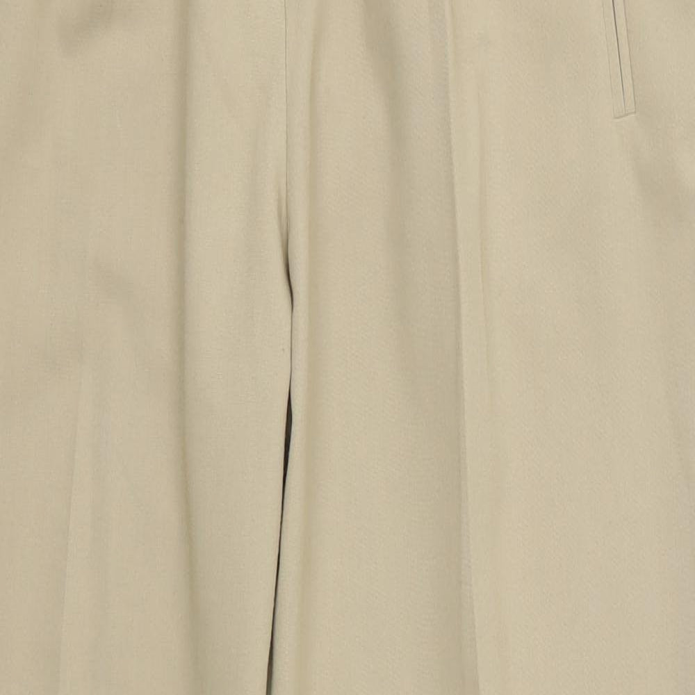 Femme Womens Beige   Trousers  Size 14 L31.5 in