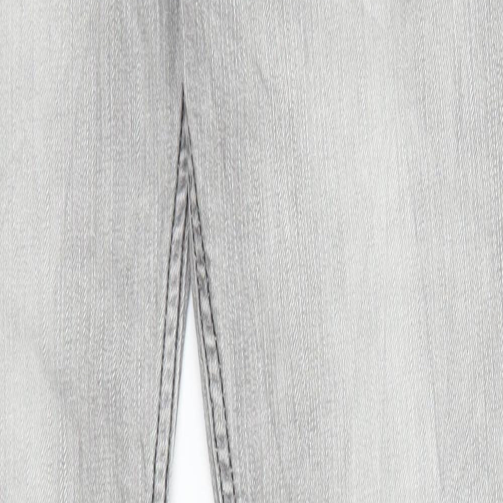 Womens UK Size 28 in Review Regular Fit Straight Grey Jeans