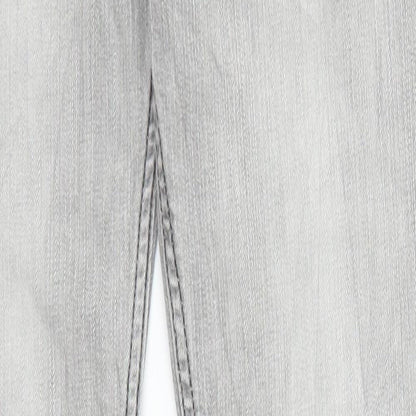 Womens UK Size 28 in Review Regular Fit Straight Grey Jeans