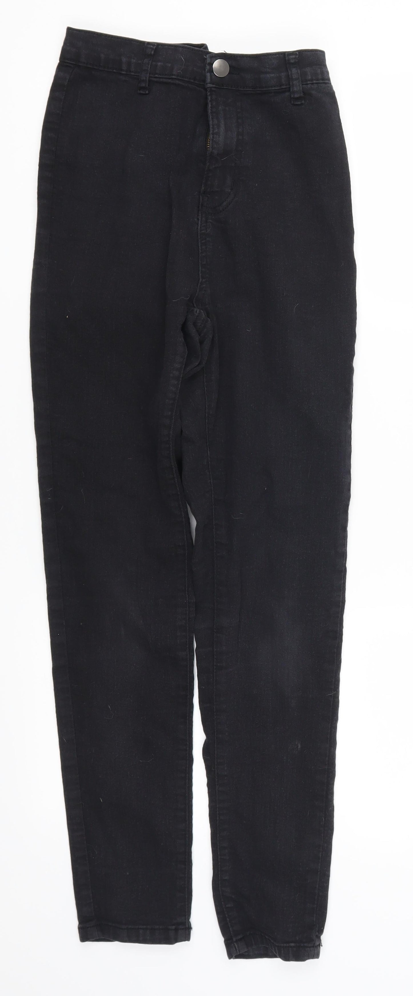 Pretty Little Thing Womens Black  Denim Skinny Jeans Size 6 L27 in