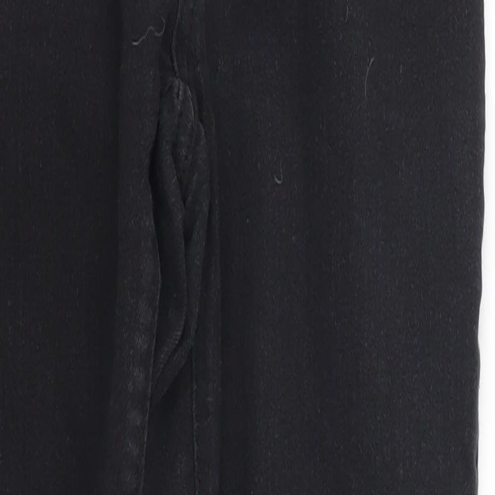 Pretty Little Thing Womens Black  Denim Skinny Jeans Size 6 L27 in