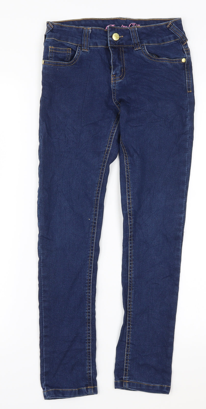 Denim Co Girls Blue  Denim Skinny Jeans Size 9-10 Years