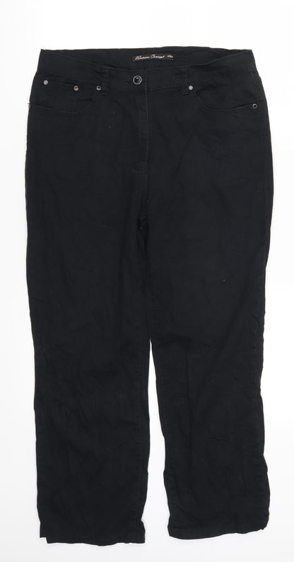 Womens Concept Womens Black   Cargo Trousers Size 33 in L25 in