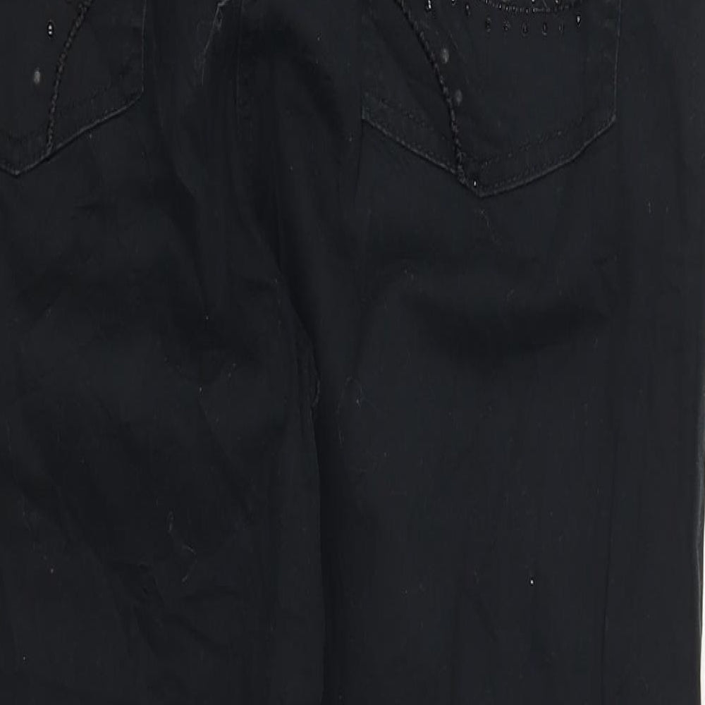 Womens Concept Womens Black   Cargo Trousers Size 33 in L25 in
