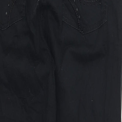 Womens Concept Womens Black   Cargo Trousers Size 33 in L25 in