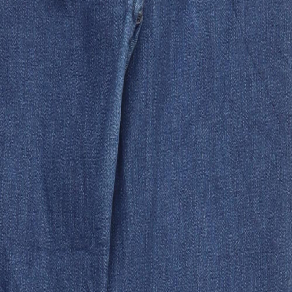 Zavanna Womens Blue  Denim Straight Jeans Size 32 in L31 in