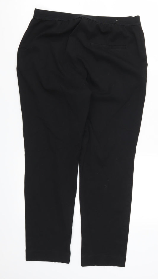 Womens UK Size 12 H&M Regular Fit  Black Trousers