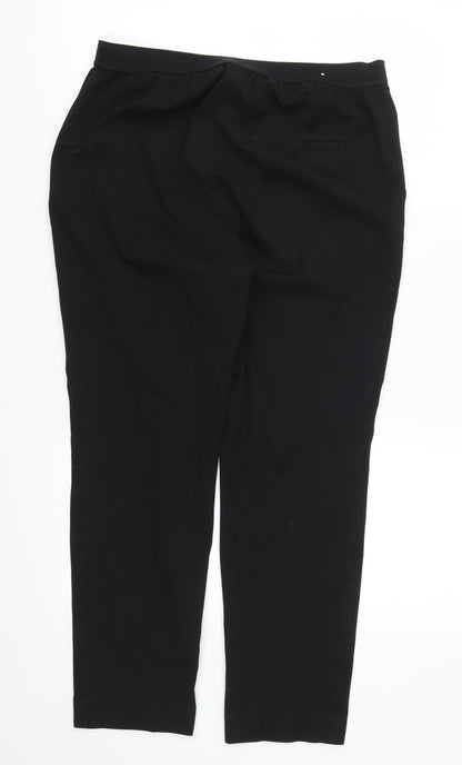 Womens UK Size 12 H&M Regular Fit  Black Trousers