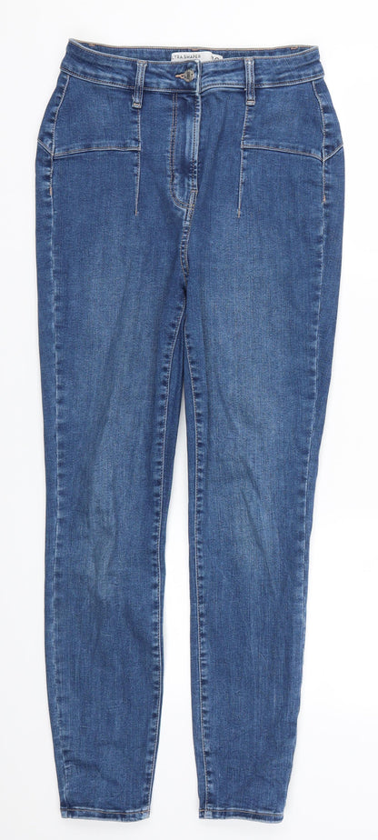 NEXT Womens Blue  Denim Skinny Jeans Size 10 L26 in
