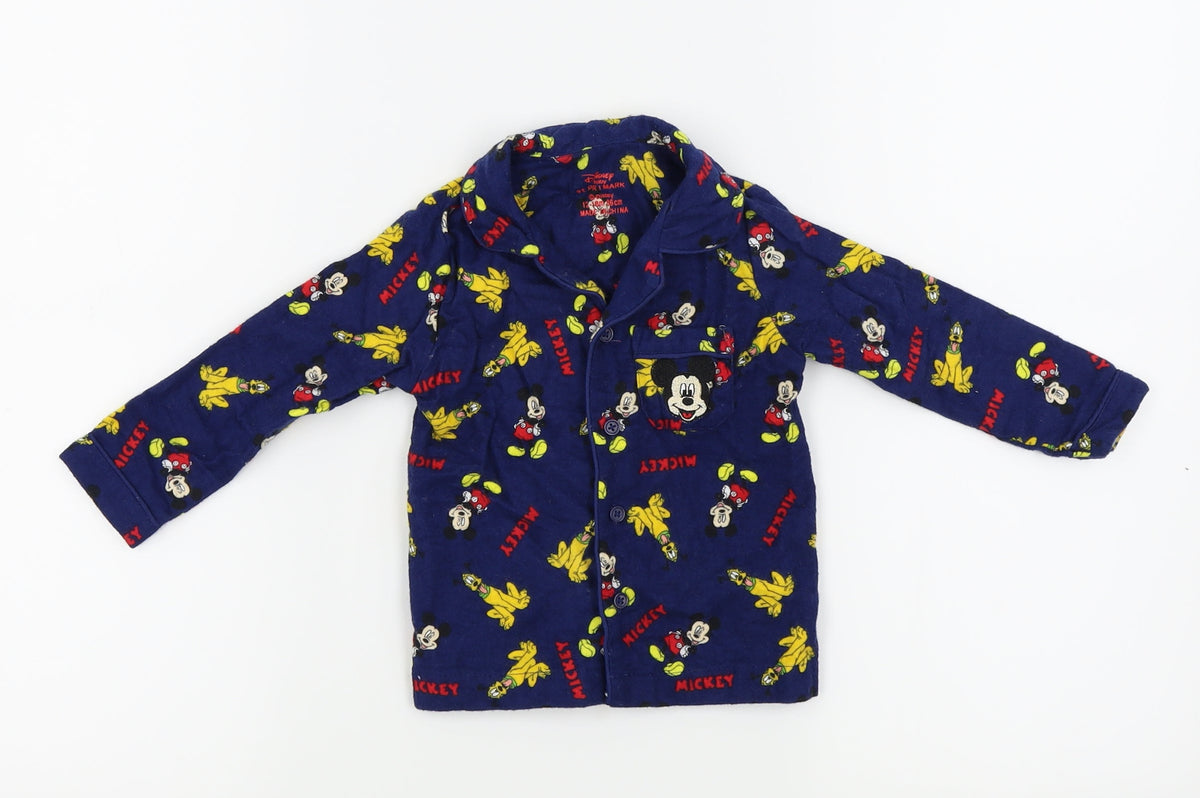 Primark Blue Colourblock  Basic Casual Size 12-18 Months  - Disney Mickey Mouse
