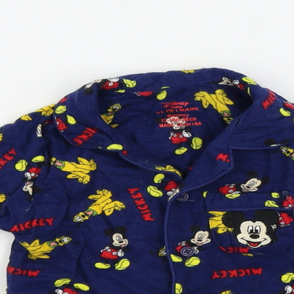 Primark Blue Colourblock  Basic Casual Size 12-18 Months  - Disney Mickey Mouse