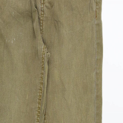 Womens UK Size 34 RESERVED Regular Fit Skinny Brown Jeans