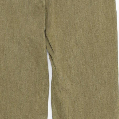 Womens UK Size 34 RESERVED Regular Fit Skinny Brown Jeans