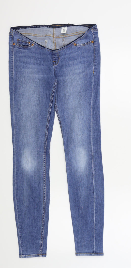Womens UK Size S H&M Slim Fit Skinny Blue Jeans