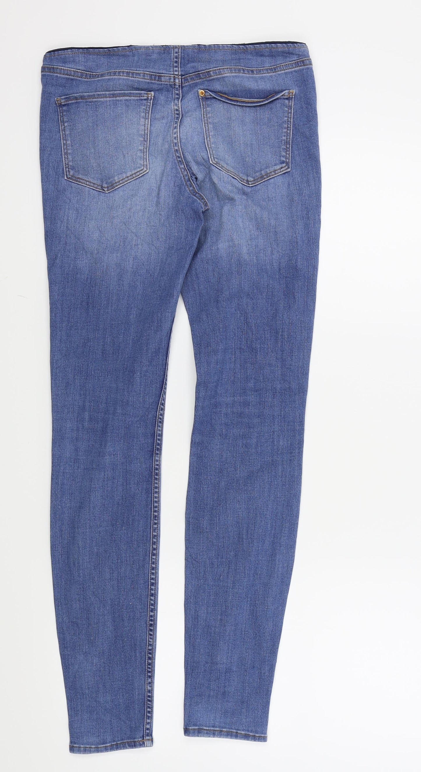Womens UK Size S H&M Slim Fit Skinny Blue Jeans