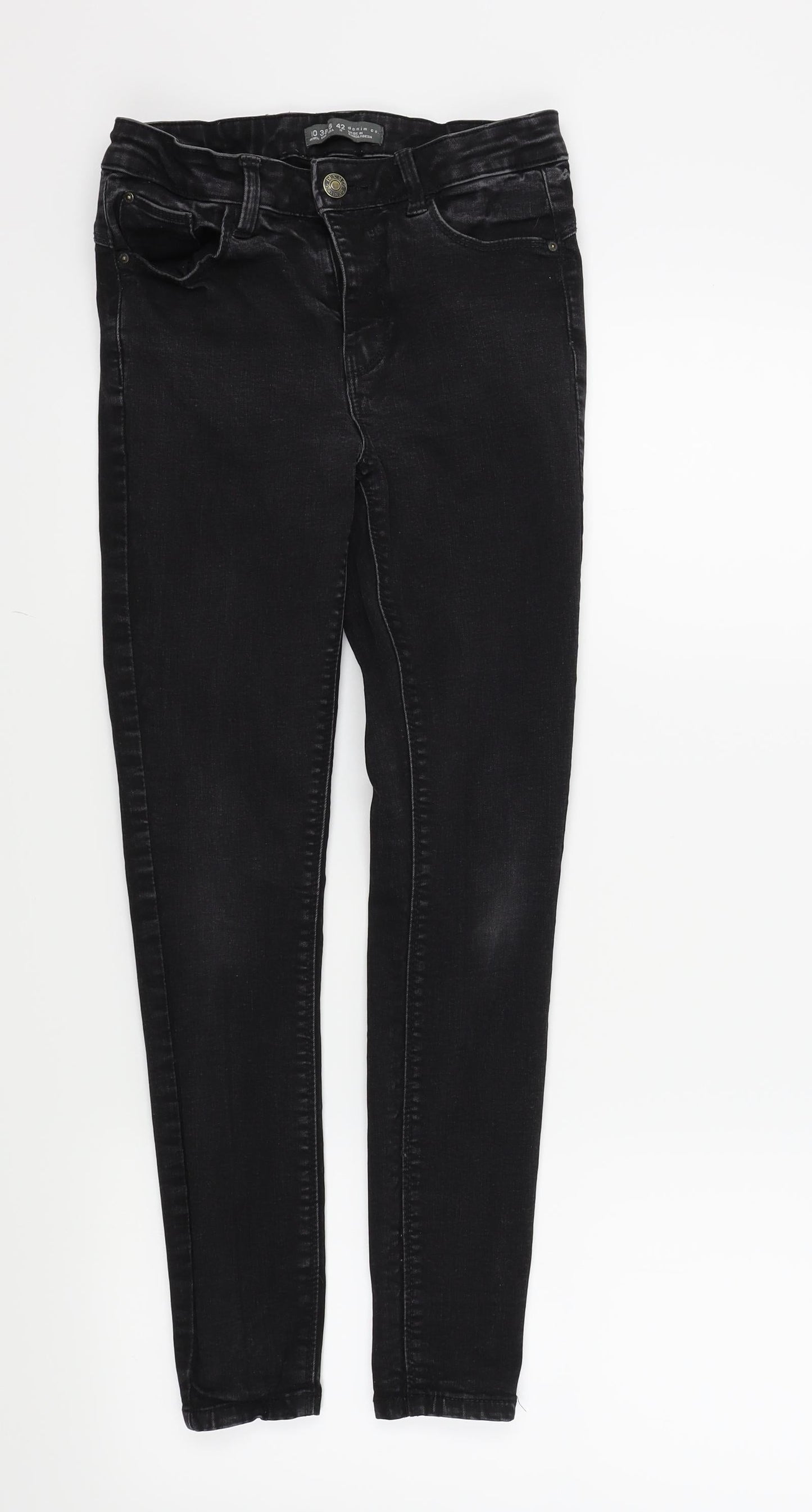 denim co Womens Black   Skinny Jeans Size 10 L26 in