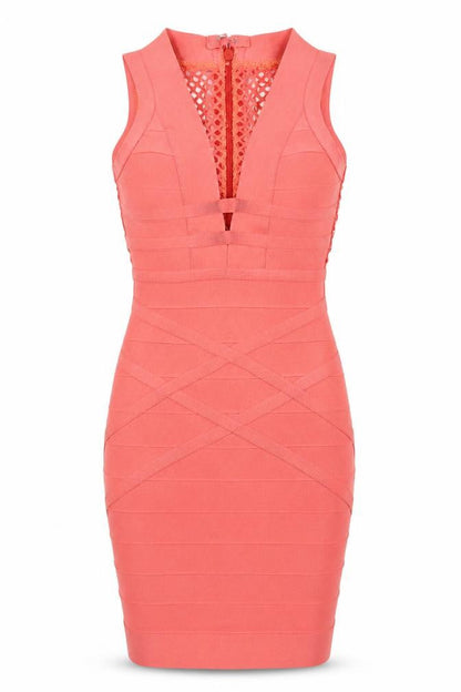 Preworn Womens Pink Geometric  A-Line  Size S