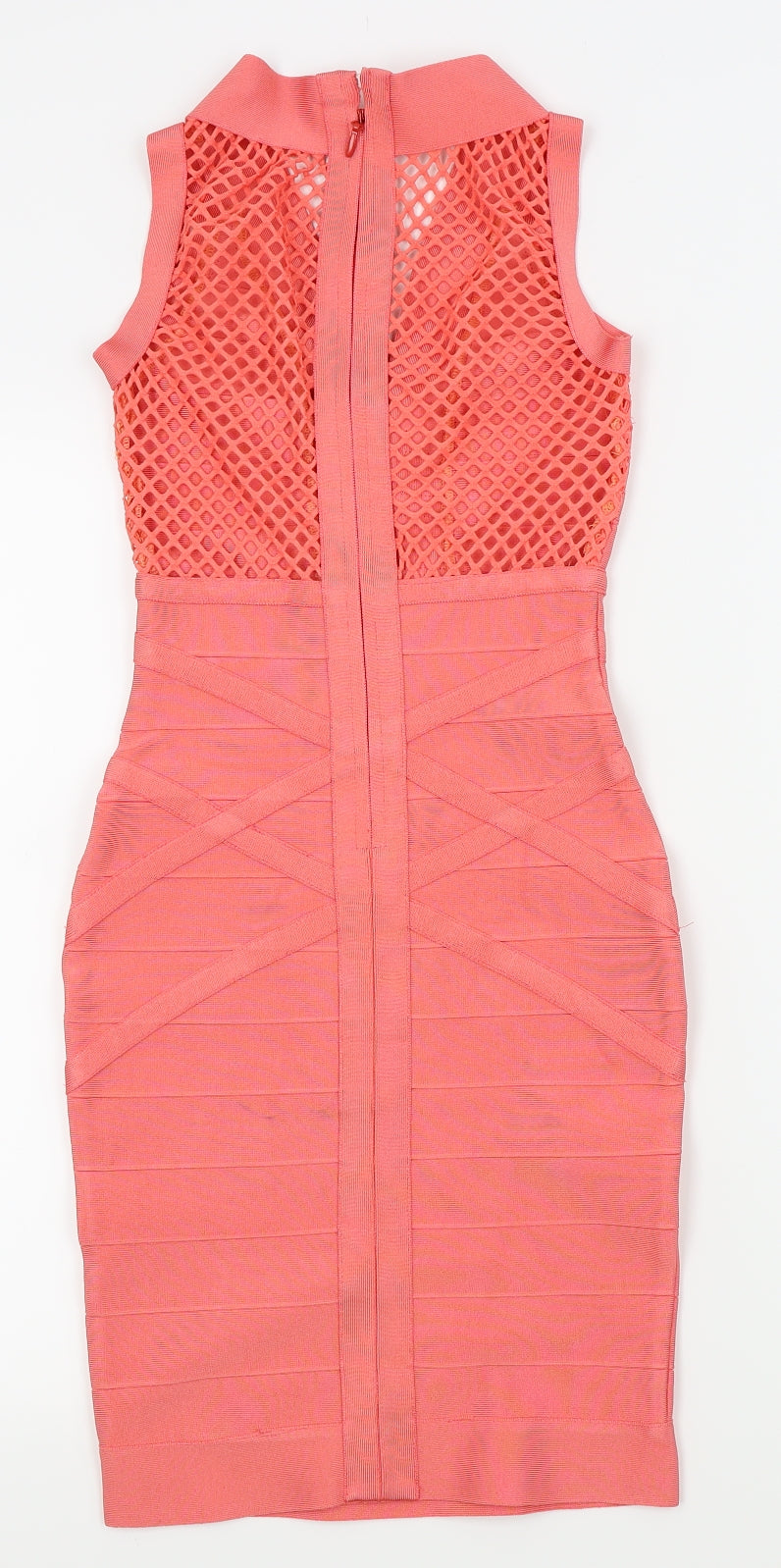 Preworn Womens Pink Geometric  A-Line  Size S