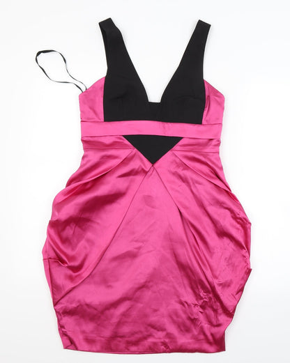 Miss Selfridge Womens Pink   Slip Dress  Size 10