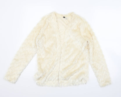 Divided Womens White   Jacket Coat Size XS