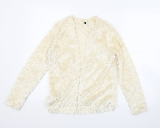 Divided Womens White   Jacket Coat Size XS