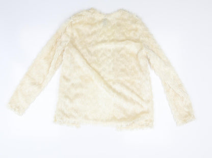 Divided Womens White   Jacket Coat Size XS