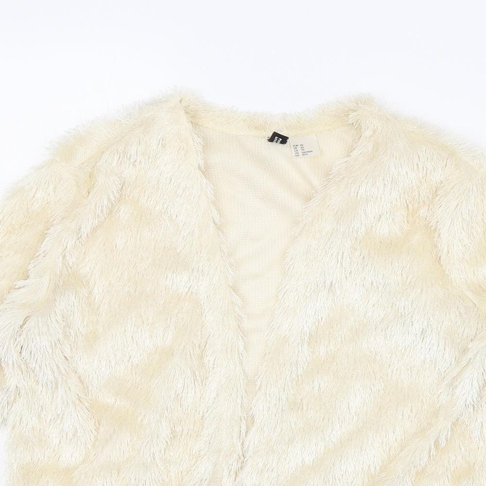 Divided Womens White   Jacket Coat Size XS