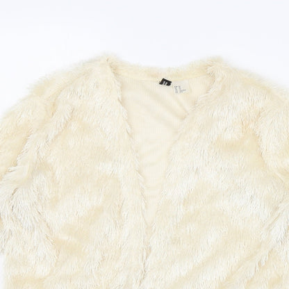 Divided Womens White   Jacket Coat Size XS