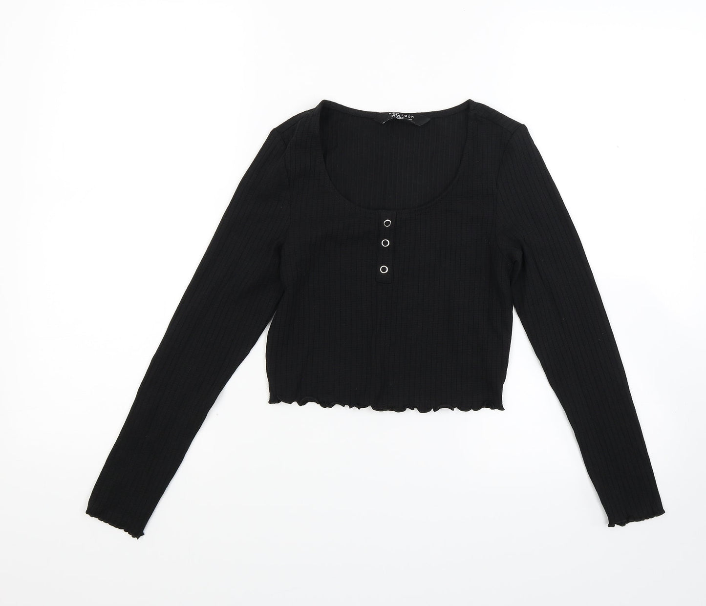 New Look Girls Black   Cropped Casual Size 10 Years