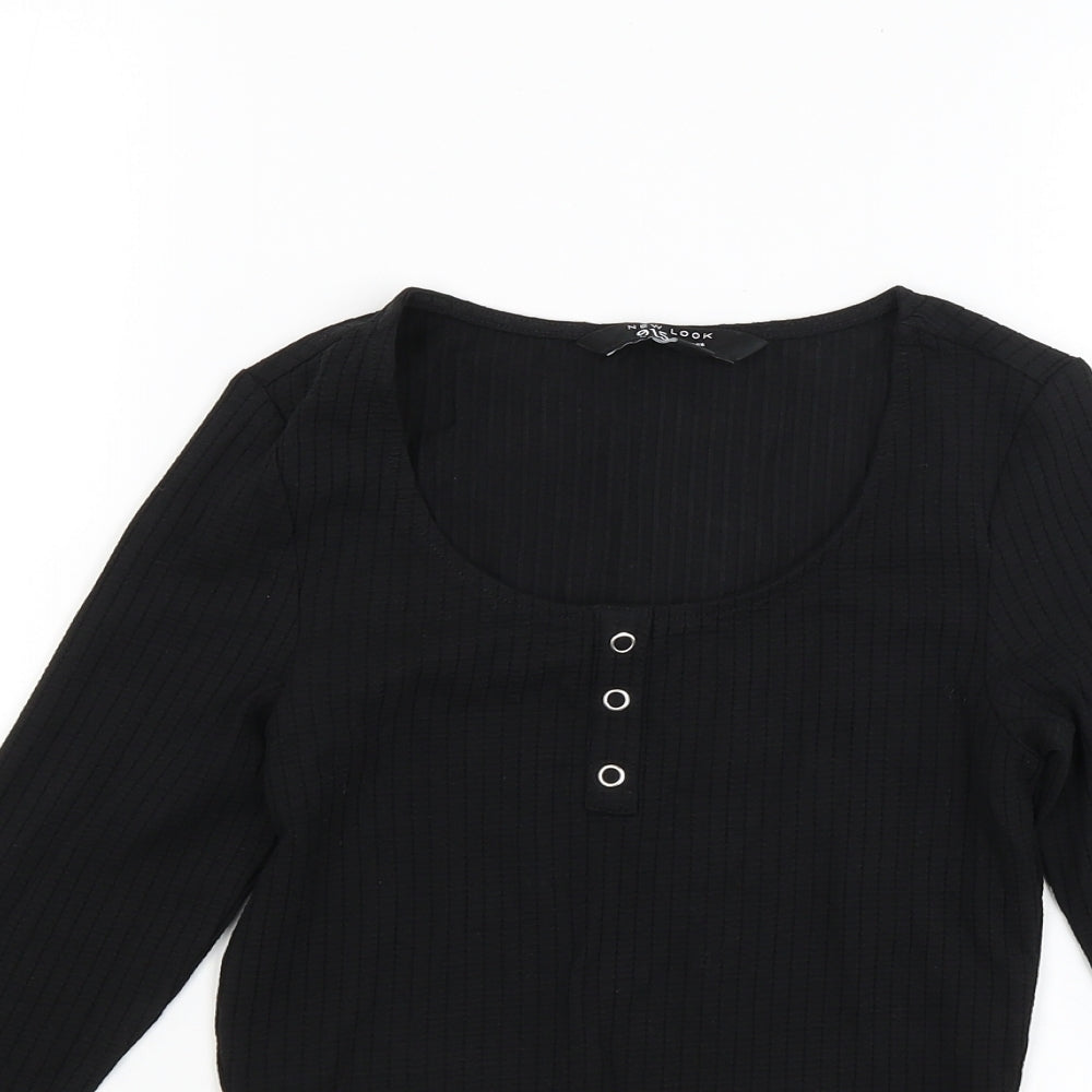 New Look Girls Black   Cropped Casual Size 10 Years