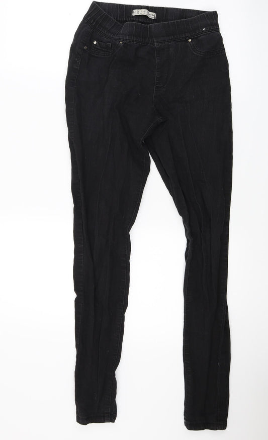 Primark Womens Black  Denim Jegging Jeans Size 8 L27 in