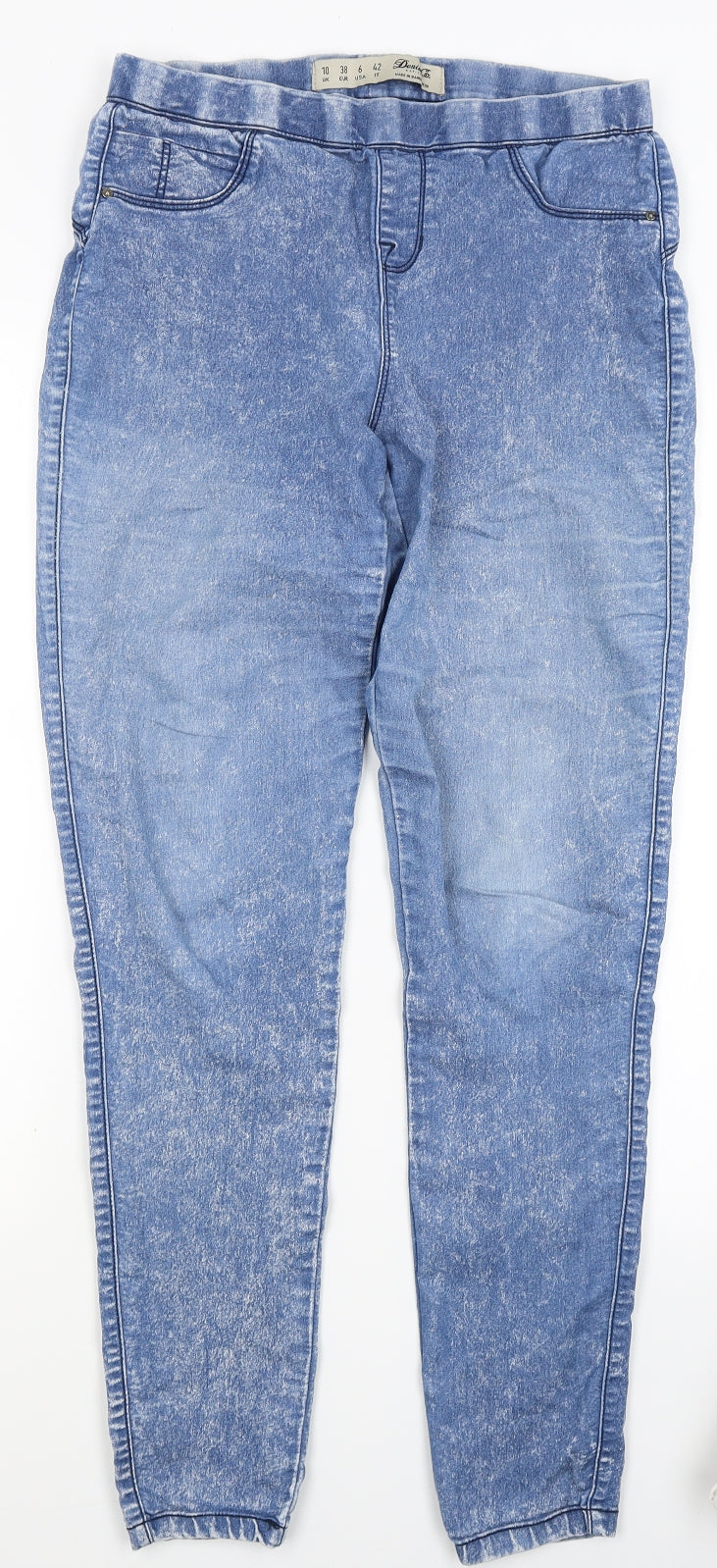 Primark Womens Blue  Denim Jegging Jeans Size 10 L27 in
