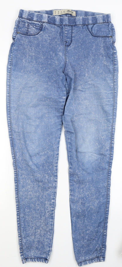 Primark Womens Blue  Denim Jegging Jeans Size 10 L27 in