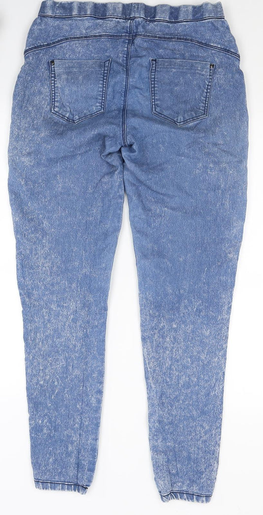 Primark Womens Blue  Denim Jegging Jeans Size 10 L27 in