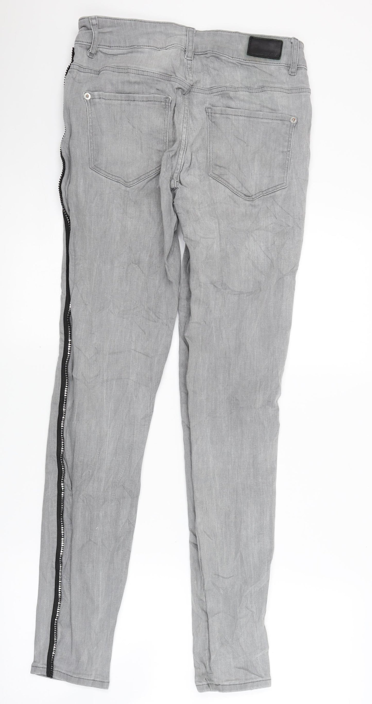 ORSAY Womens Grey  Denim Skinny Jeans Size 8 L28 in