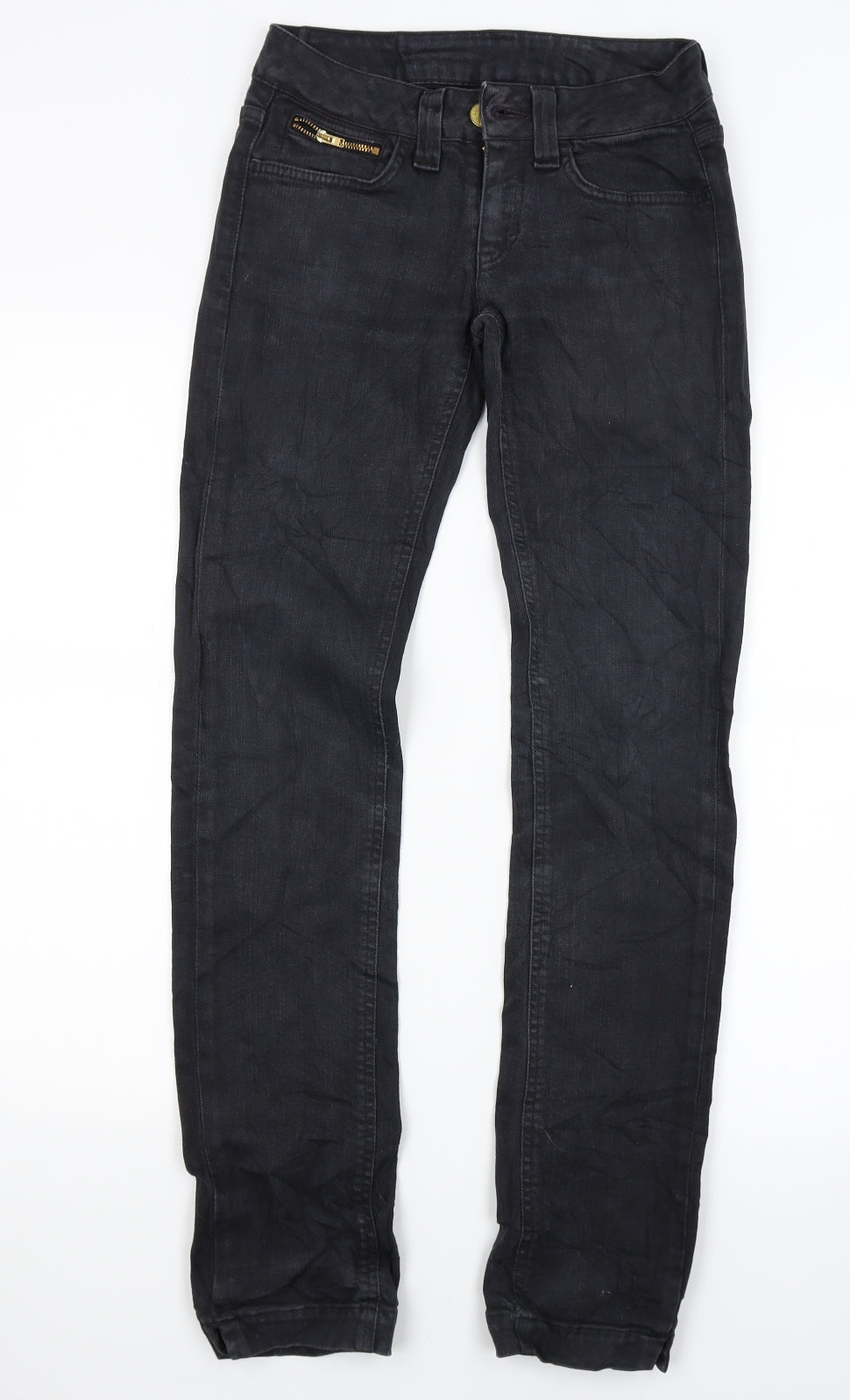 Cobra Womens Black  Denim Skinny Jeans Size 28 in L29 in
