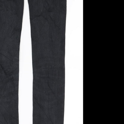 Cobra Womens Black  Denim Skinny Jeans Size 28 in L29 in