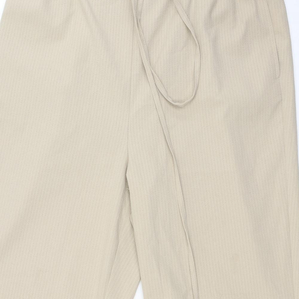 Womens UK Size 16 Classic Regular Fit  Beige Trousers