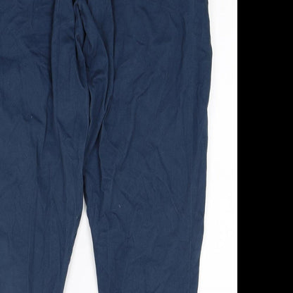 Dante Womens Blue   Capri Trousers Size M L24 in