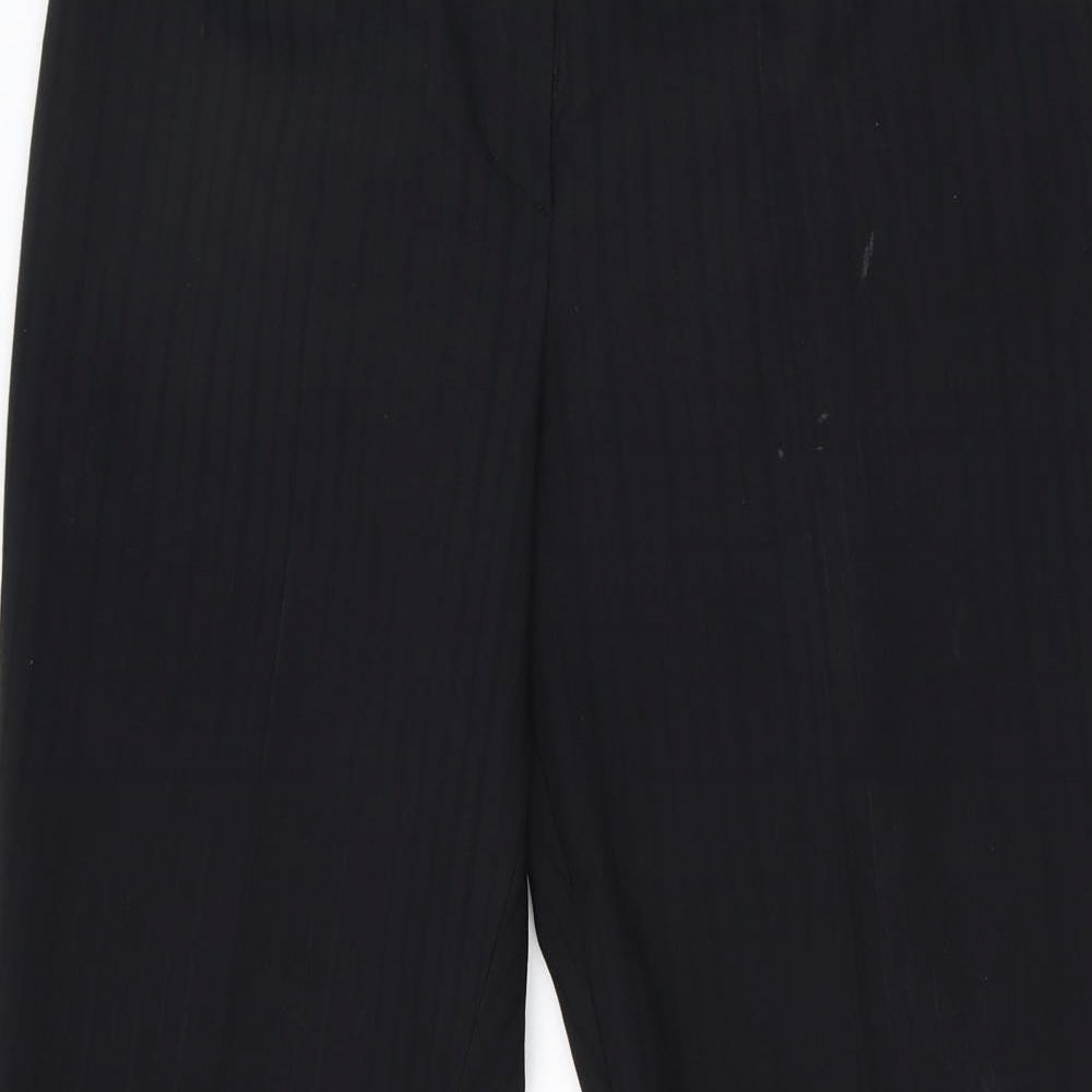 Womens UK Size 12 NL Collection Regular Fit  Black Trousers