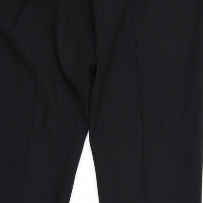 Womens UK Size 12 NL Collection Regular Fit  Black Trousers