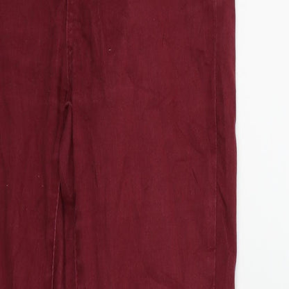 Womens UK Size 8 Janina Regular Fit  Purple Trousers