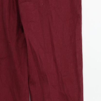 Womens UK Size 8 Janina Regular Fit  Purple Trousers